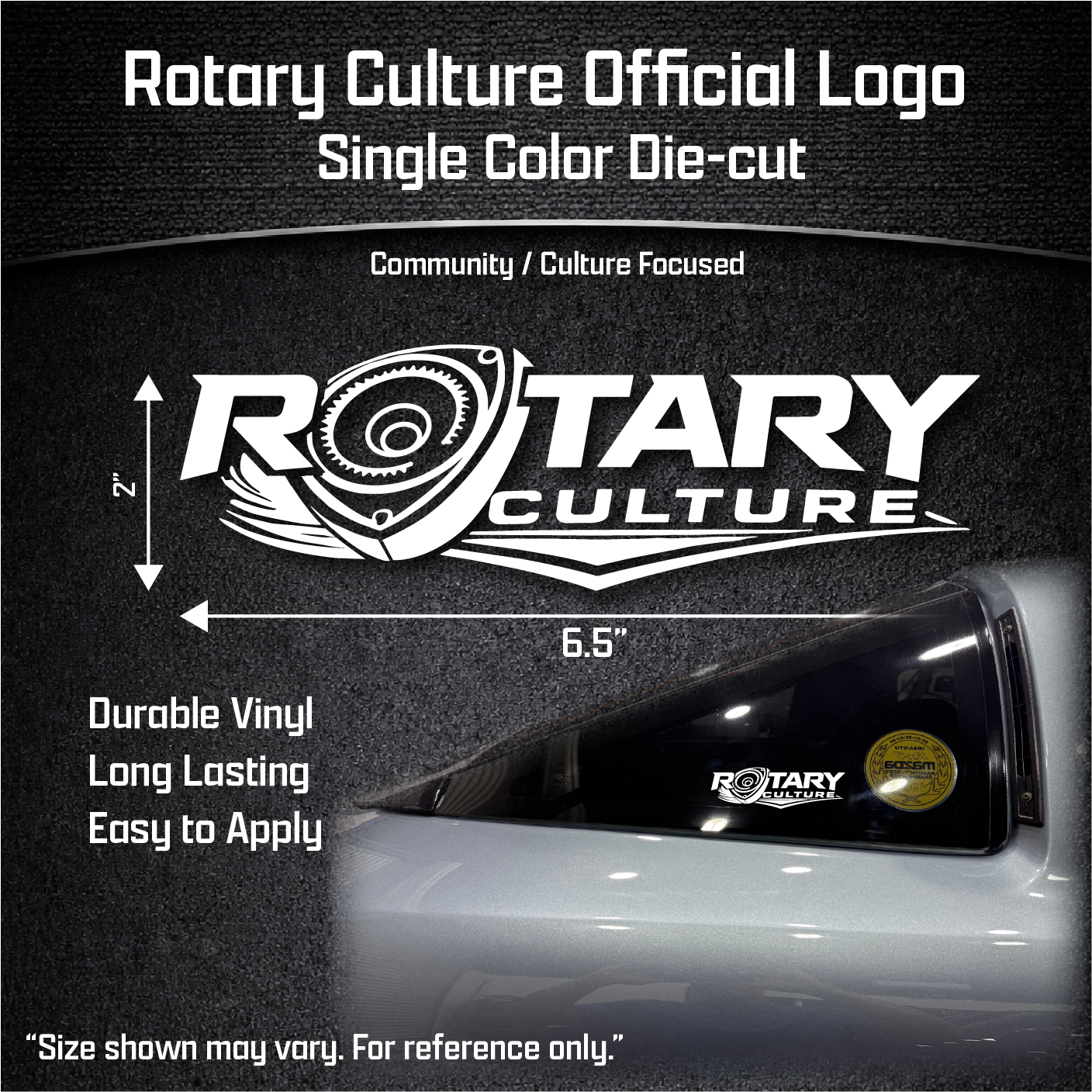 Rotary Culture Official Logo Single Color Die-Cut
