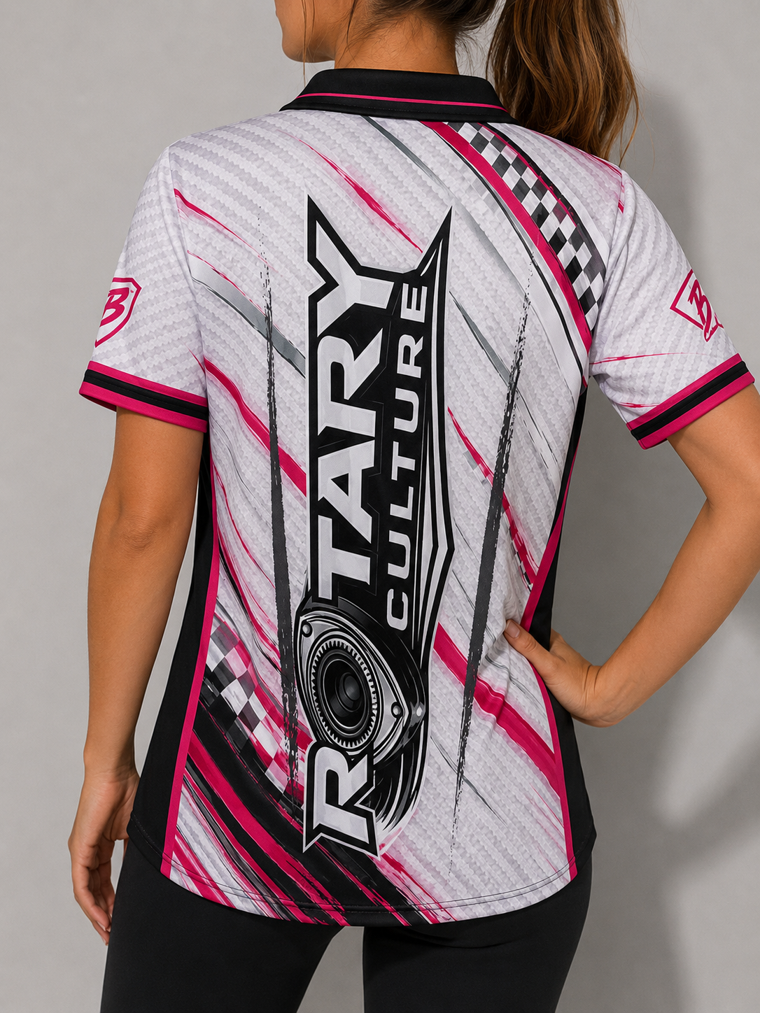 BRAP! Culture Performance Polo – Ladies Pink Edition