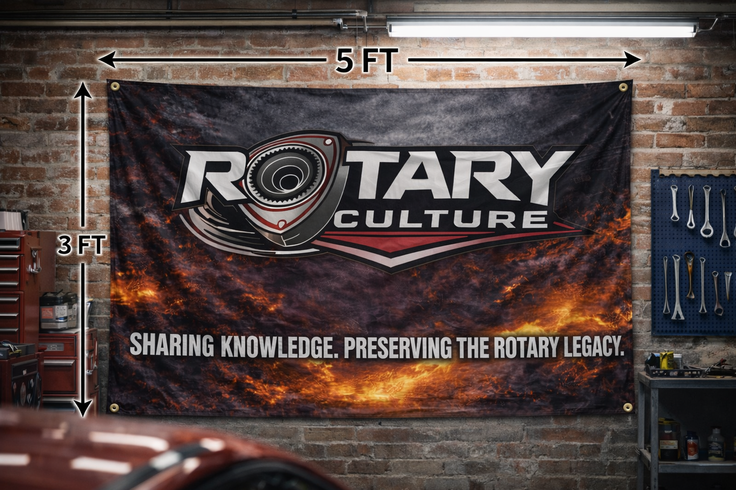 Rotary Culture Official Garage Banner