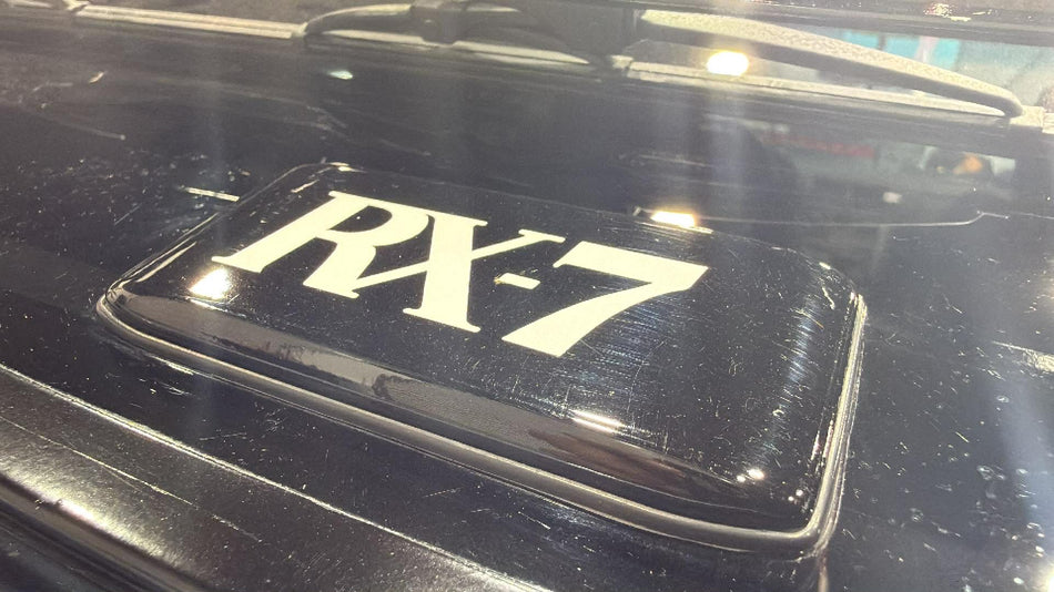 Calcomanía del portón trasero del Mazda RX-7 – Estilo OEM
